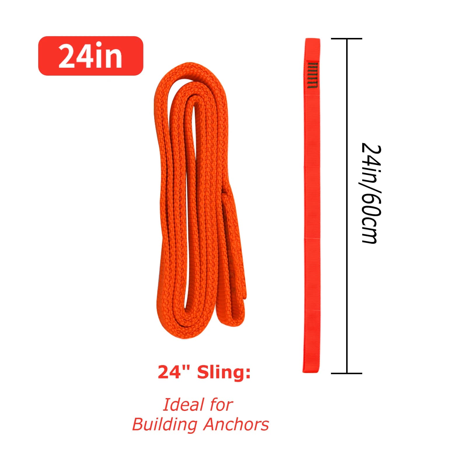 16 mm nailoninė kopimo kilpa, 22kN stipris