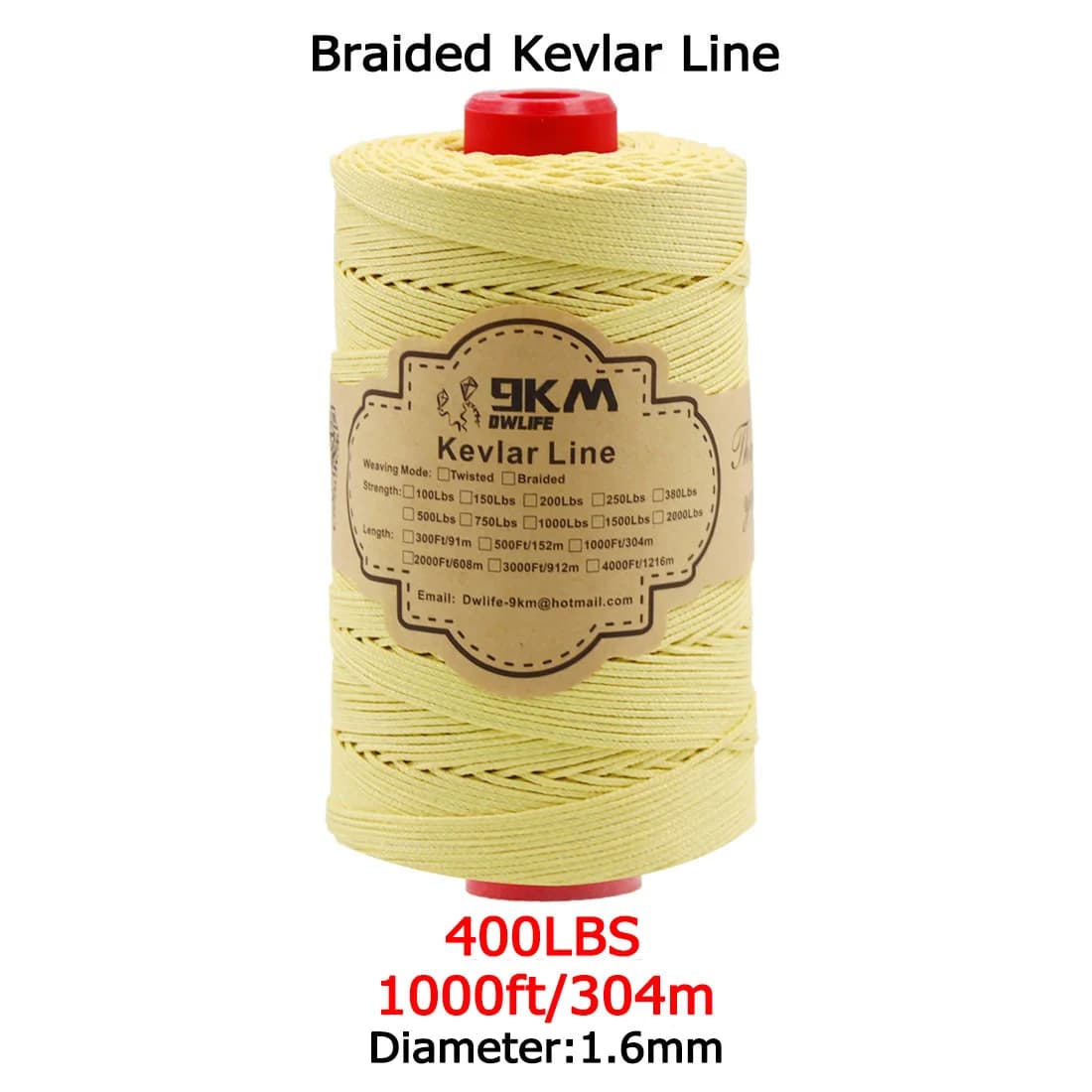 Itin stipri pintas Kevlar pagalbinis virvalė