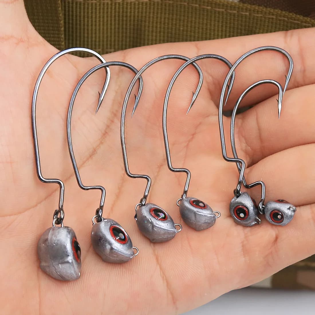 Swimbait EWG galvutės kabliukai, 10-20 vnt. pakuotė