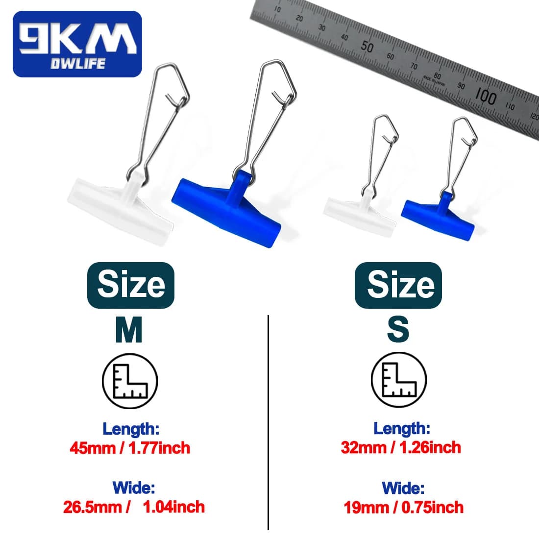 Duo Lock svarelinių slankiklių su kabliuku užsegimu