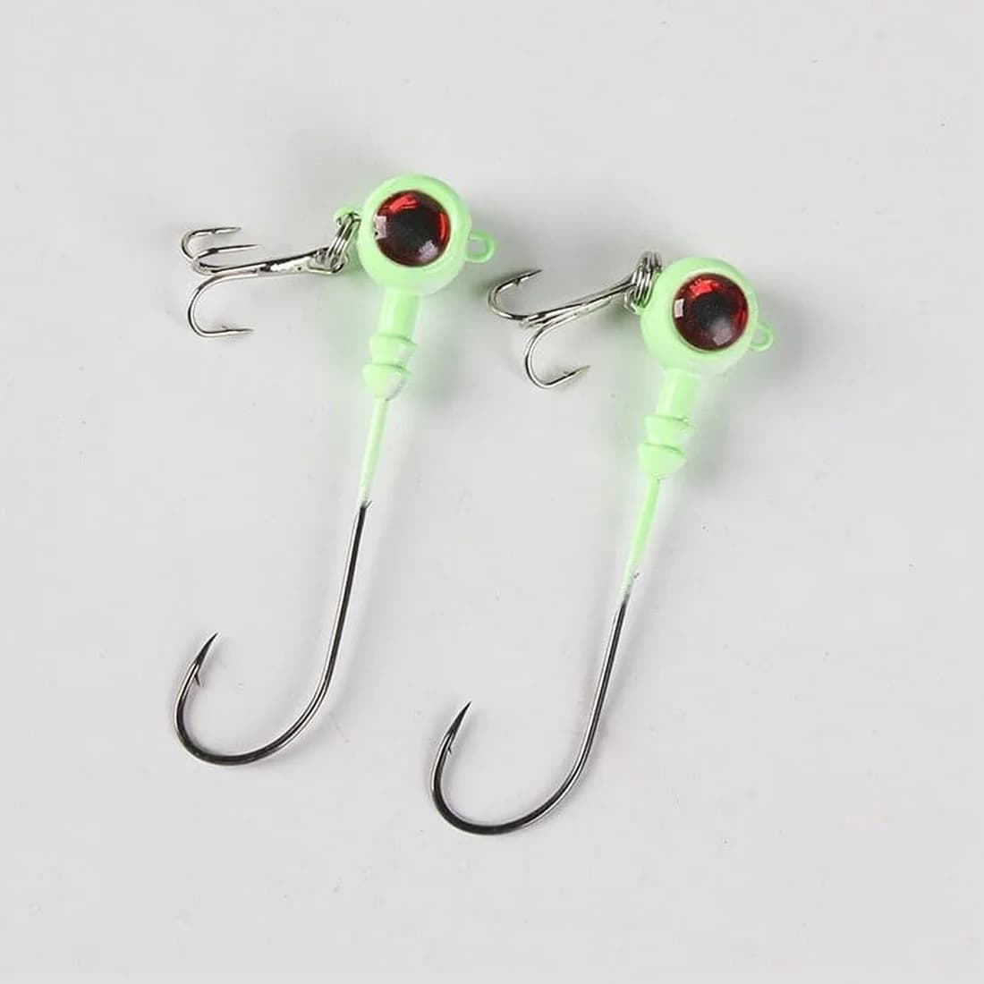 Galvutės su akimis ir trigubais kabliais sūriam vandeniui