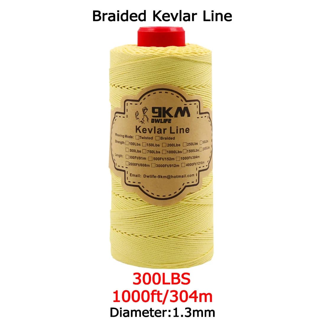 Itin stipri pintas Kevlar pagalbinis virvalė